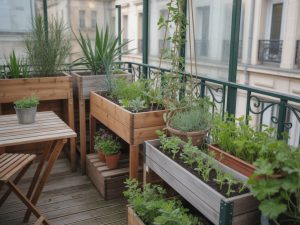 Comment transformer son balcon en mini potager familial à petit budget